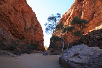 Simpsons Gap West Macdonnell near Alice Springs - Courtesy of the M Hutchinson collection to Central Australia visit.