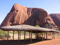 Uluru  previously known as Ayers Rock  -for the promtion of Aboriginal Cutlural tourism - we do not recommend the climbing of the rock at this site