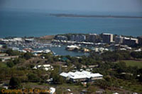 Darwin city from the air