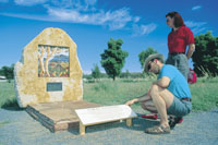 Albert Namatjiras Memorial.