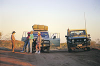 Outback unsealed roads in Northern Territory