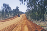 Outback road  travel guide for the promotion of  tourism in Australia