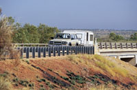 Car and caravan