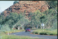 car on road