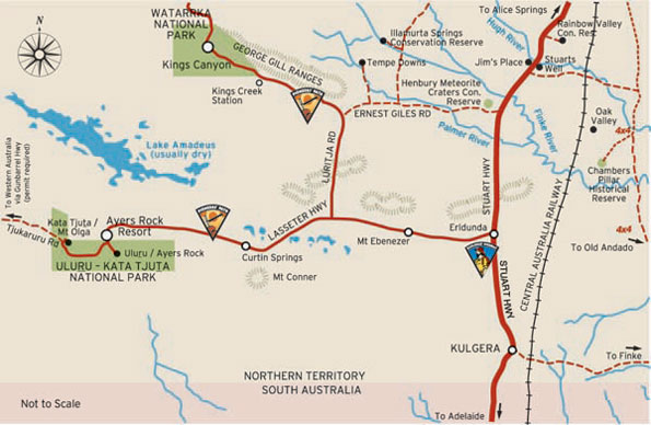 Lasseters highway map